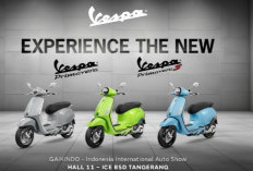 Warna-Warni Kebebasan New Vespa Sprint dan Vespa Primavera Hadir di Gaikindo Indonesia International Auto Show 2024