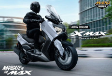 Tampil Makin Sporty, Yamaha Luncurkan Yamaha XMAX Connected Baru