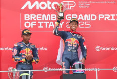 Juarai Red Bull MotoGP Rookies Cup 2025, Boss Juragan 99 Hadiahi uang 100 Juta Rupiah Kepada Veda Ega Pratama