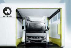 Langkah Jenius Mitsubishi Fuso Kembangkan Truk eCanter dengan Sistem Tukar Baterai
