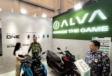 Menteri Perindustrian RI Dr Agus Gumiwang Kartasasmita Sambangi Booth ALVA di Ajang IMOS+ 2023