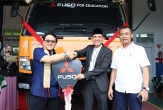 Lewat KTB FUSO Educational Vocational Program, KTB Kembali Donasikan 1 Unit Truk FUSO Fighter X Euro