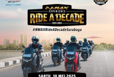 Rayakan 1 Dekade Yamaha Nmax, Yamaha STSJ Gelar NMAX Ride A Decade Bersama Konsumen Setianya di Surabaya 