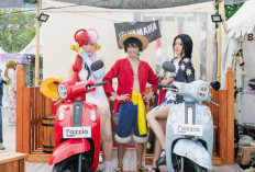 Angkat Tema Anime, Skutik Classy Yamaha Jadi Daya Tarik di Event Jak-Japan Matsuri 2023